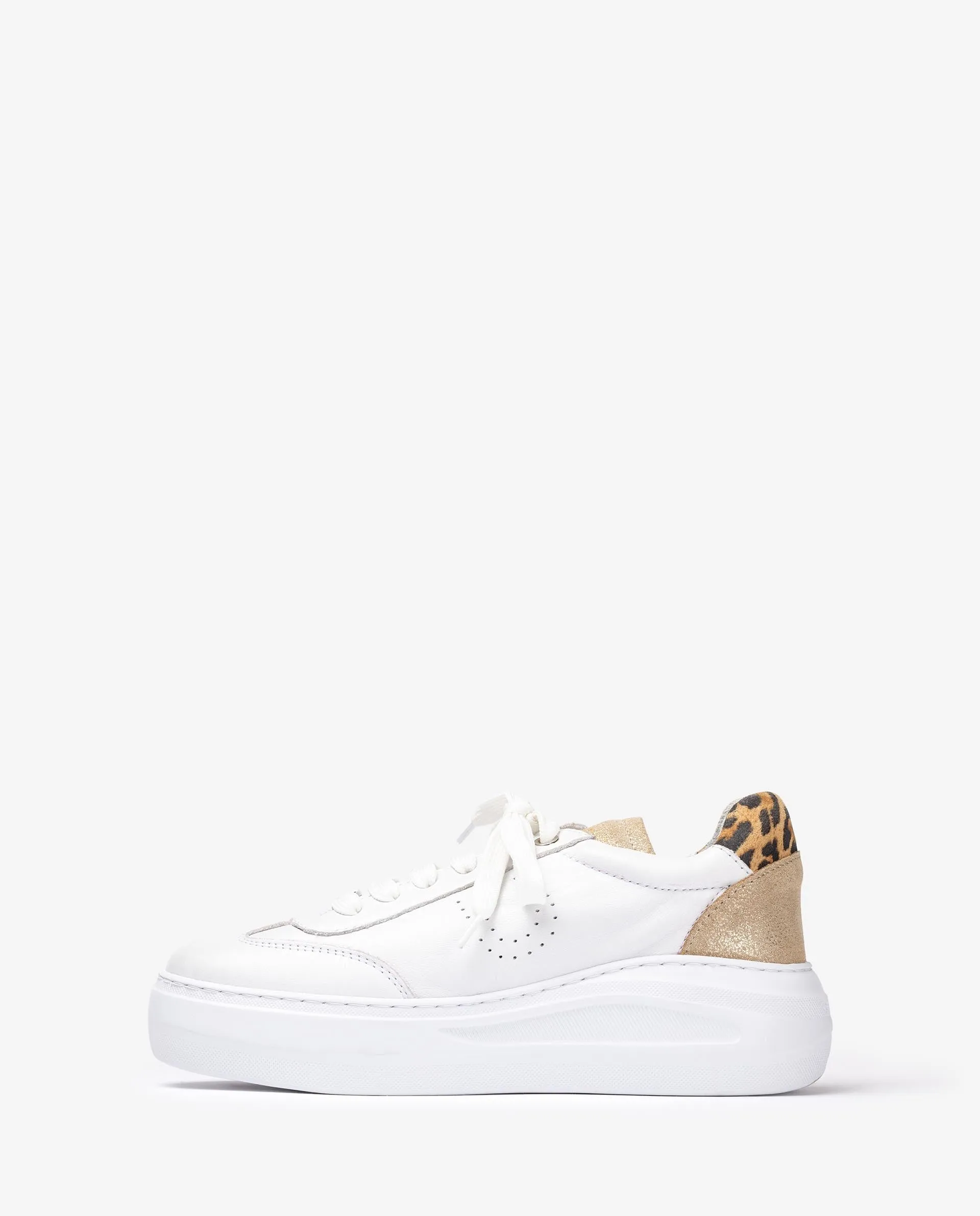 Unisa White Platform Trainer|FRAILE25BR