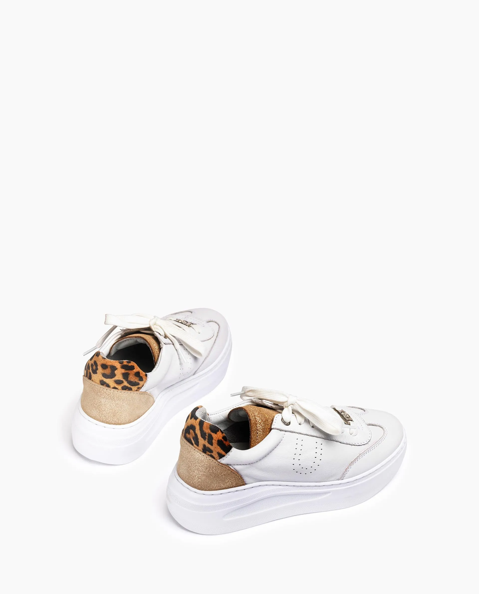 Unisa White Platform Trainer|FRAILE25BR