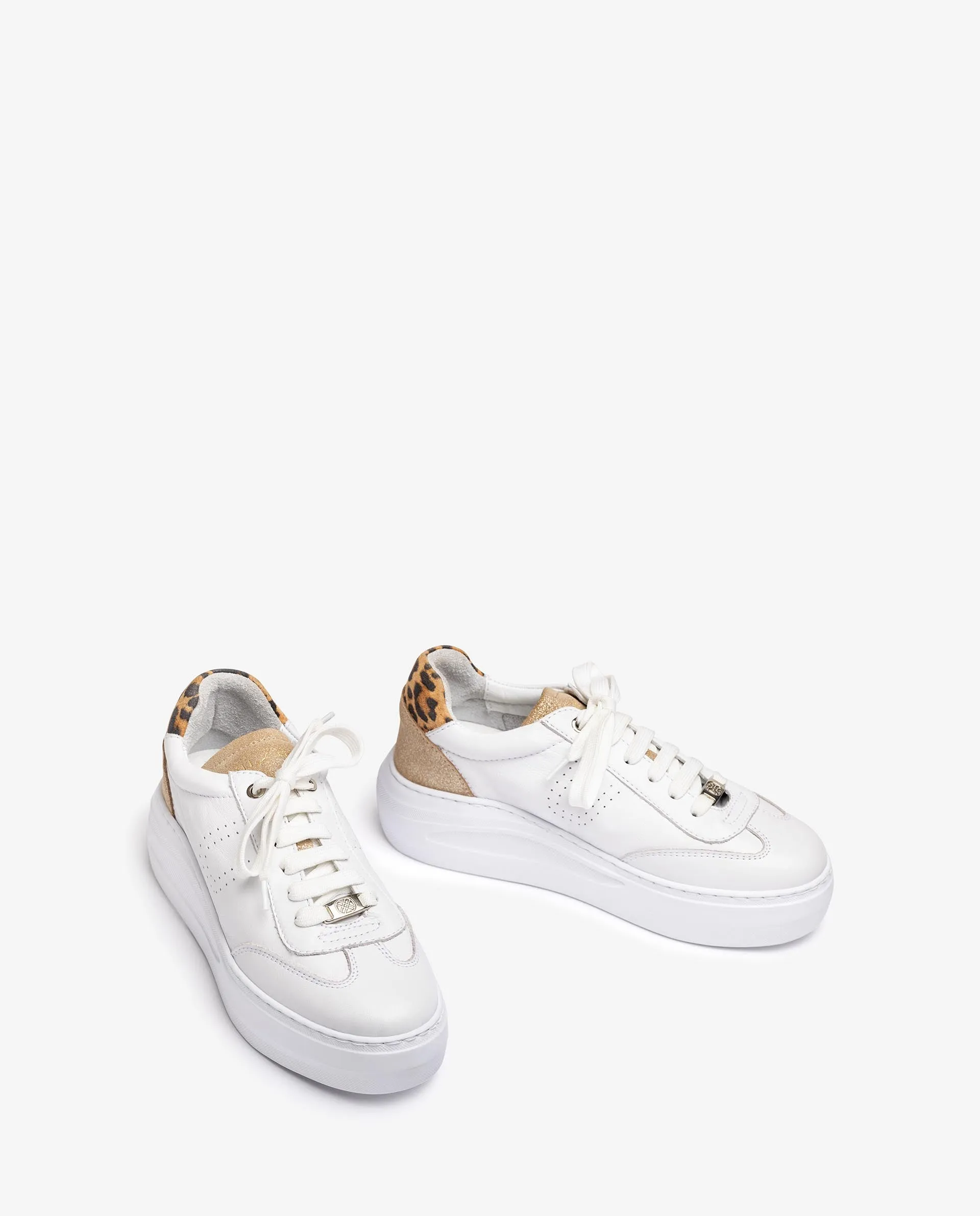 Unisa White Platform Trainer|FRAILE25BR