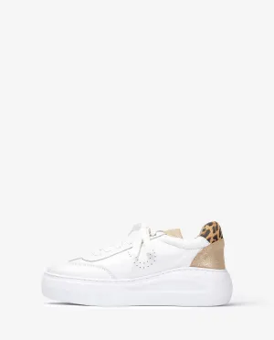 Unisa White Platform Trainer|FRAILE25BR