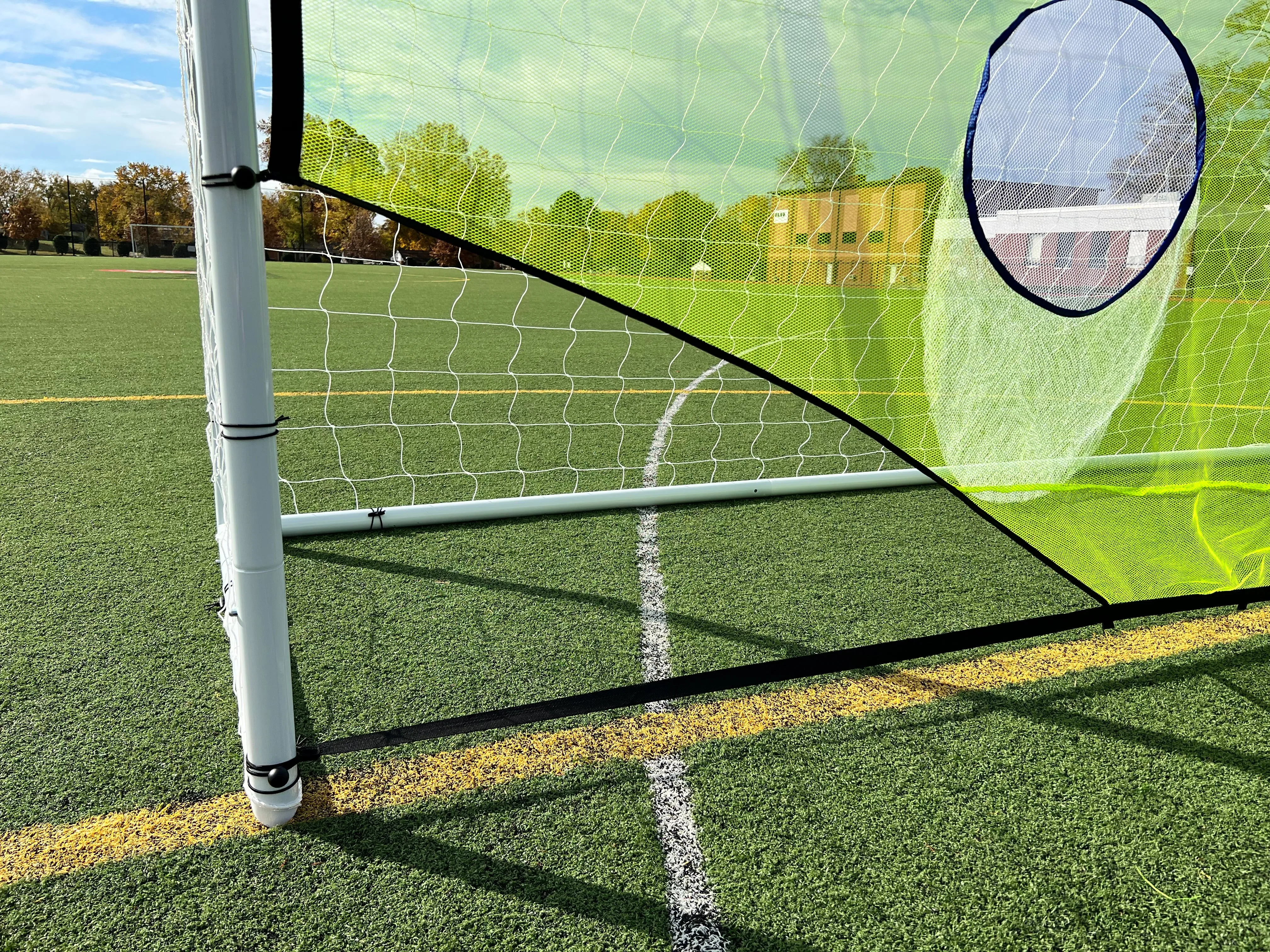 Vallerta® Skill-Shot 12x6 Ft. Professional Soccer Shooting Practice Target Net & Rebounder (soccer frame not included)