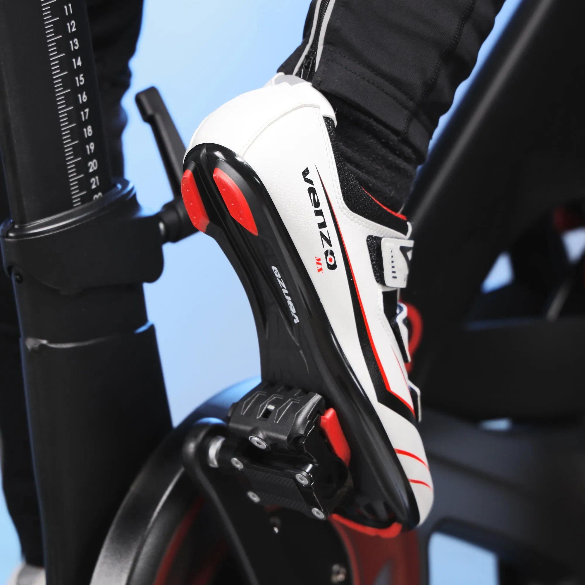 Venzo Bicycle Women's Road Cycling Riding Shoes with 3 Straps - Compatible with Peloton for Shimano SPD & Look ARC Delta - Perfect for Road Racing Bikes - Size 37