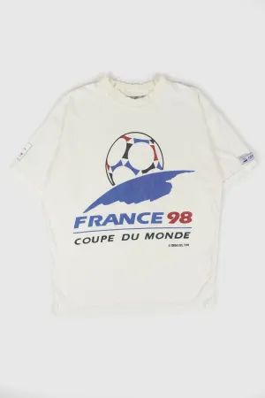 Vintage 1998 France Soccer Tee